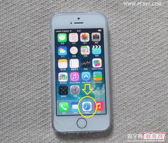 iPhone5s Safari浏览器怎么添加书签 图解iOS7设备Safari添加书签1