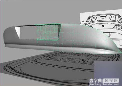 MAYA制作跑车尾部建模教程59