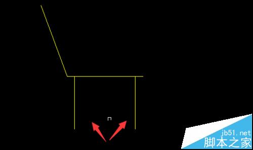 CAD中怎么画长椅? CAD制作街道公园长椅图标的教程5