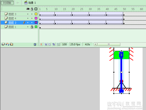 flash模拟曲柄运动的动态图9