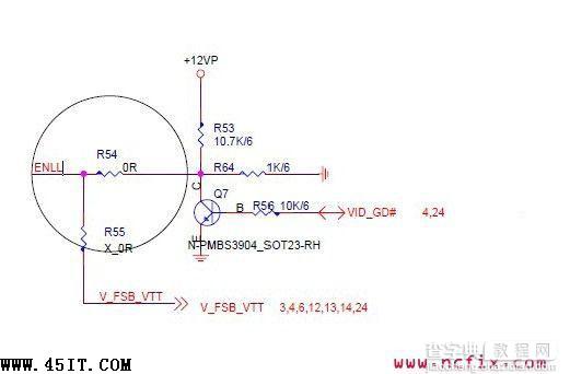 775主板无VCORE维修一例2