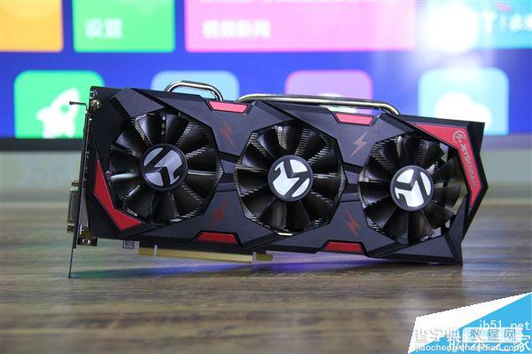 铭瑄高频版GTX 1060 6GB内外设计图赏:三风扇＋信仰灯4