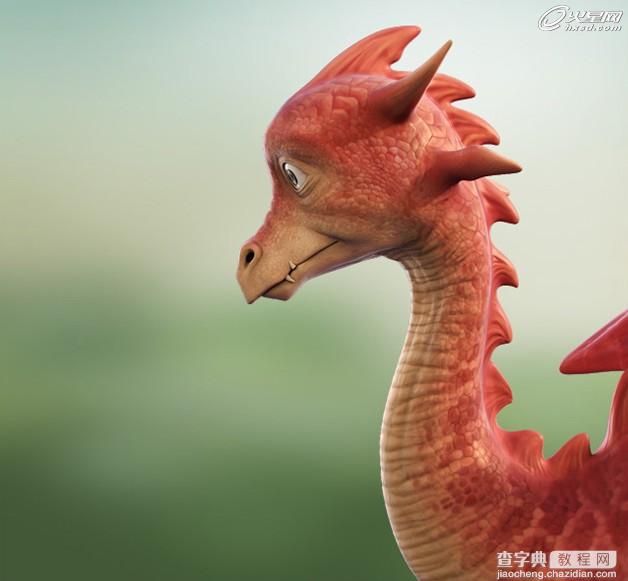 3DSMAX制作可爱的卡通小恐龙角色24