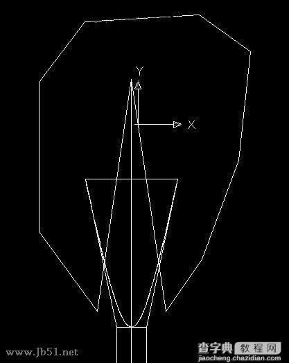 AutoCAD 一字形螺丝刀头制作教程7