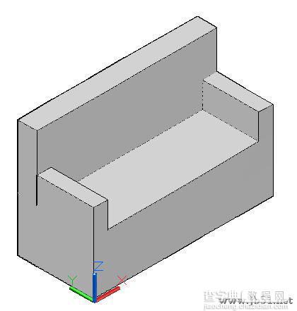 AutoCAD 制作双人和多人沙发教程10