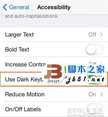 ios7.1键盘颜色怎么调？ios7.1 beta键盘颜色设置图文教程1