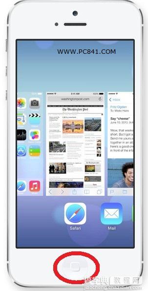 iOS7多任务切换体验 iOS7多任务管理界面操作(切换/关闭)后台应用方法2