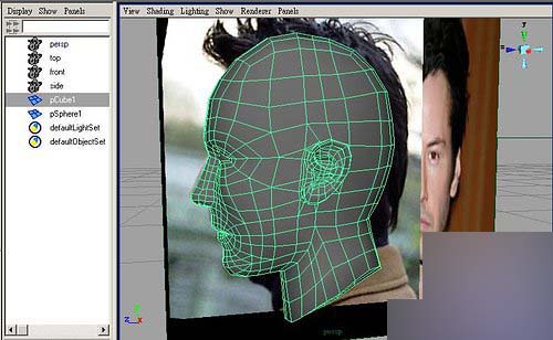 Maya制作人物头部polygon建模39