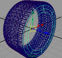 Maya Nurbs 建模命令制作汽车轮胎23