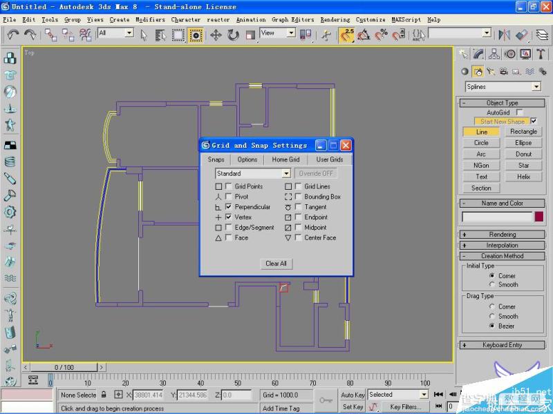 3DMAX高精度室内建模的方法详解14