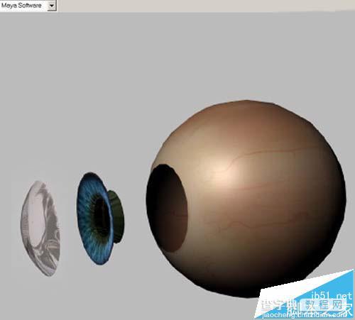 Maya怎么绘制真实的眼睛?Maya中绘制人类眼球的方法11