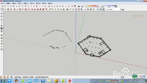 CAD导入Sketchup建模基本详细步骤29