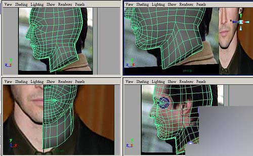 Maya制作人物头部polygon建模38