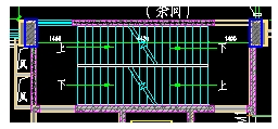 cad电梯怎么区分单跑/双跑/踏梯/坡梯及走向?2