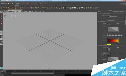 Maya2015对称编辑模型和焊接模型基础功能介绍2