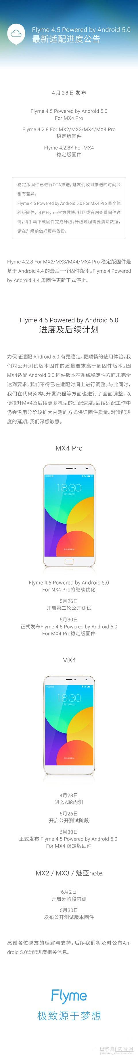 魅族MX4 Pro的Flyme 4.5.1固件发布 升级至安卓5.0(附Flyme4.5.1下载地址)1