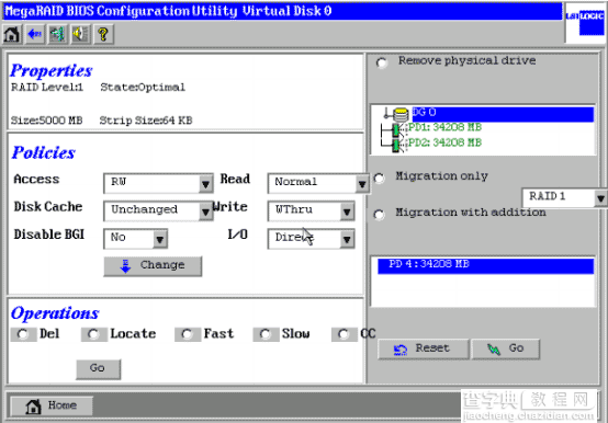 IBM X 3650 ServeRAID MR SAS/SATA Controller WebBIOS CU配置方法10