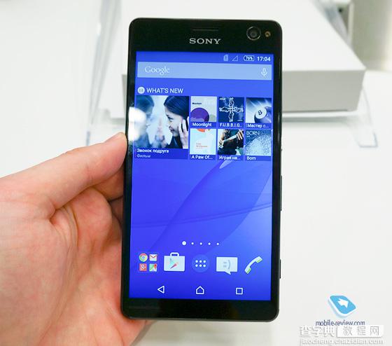 前置500万摄像头带闪光灯！  索尼Xperia C4真机上手试玩1