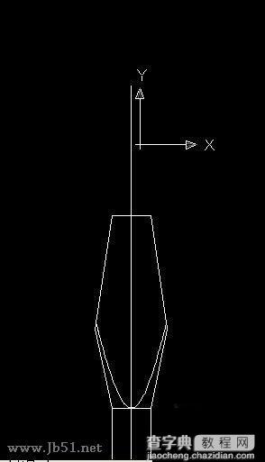 AutoCAD 一字形螺丝刀头制作教程8