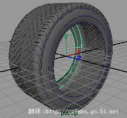 Maya Nurbs 建模命令制作汽车轮胎25