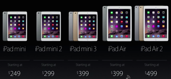 iPad Air 2和iPad Mini 3哪个好？苹果iPad Air2与Mini3区别对比详解2