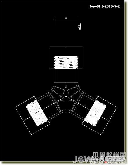 AutoCAD三维建模实例教程：制作三通管的过程10