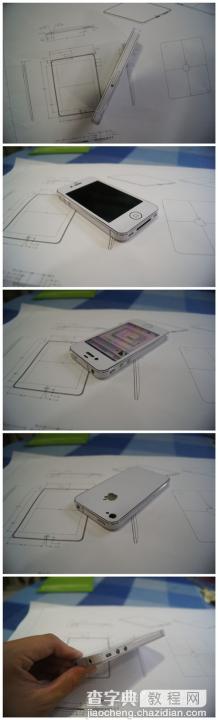 iphone4白色贴膜DIY教程(设计、制作、应用)有图有真相18