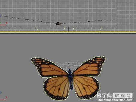 3D max制作蝴蝶舞动的GIF动画效果21