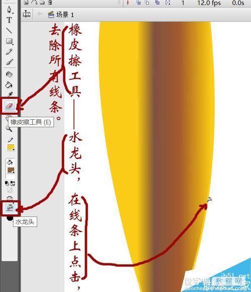 flash绘制一朵非常漂亮的花7