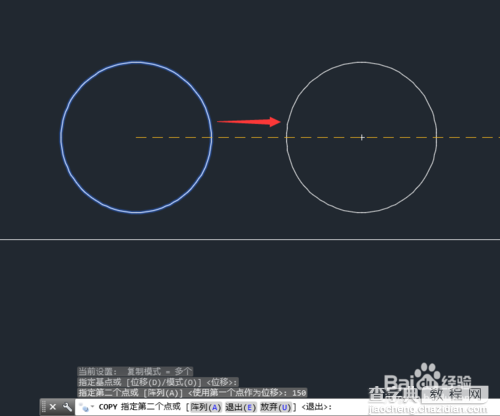 CAD2015内、外切六边形的画法及差别5