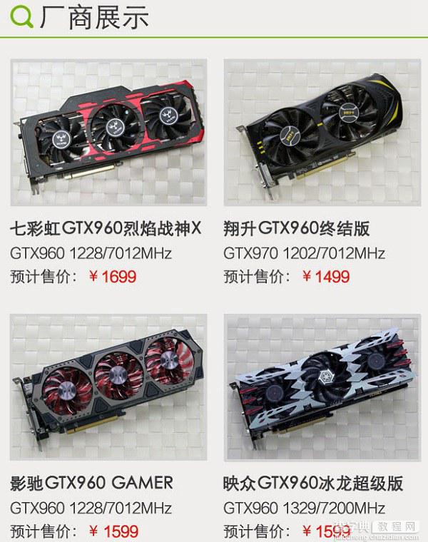 NVIDIA GTX960显卡怎么样 显卡天梯图看GTX960性能水平7