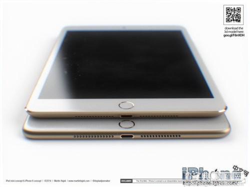 土豪金iPad mini3和它的iPhone6最新谍照详情介绍1