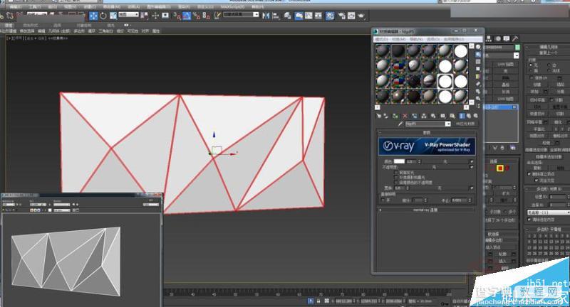 3DMAX制作不规则的低多边形汽车背景墙建模7