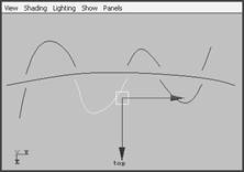 Maya7.0 NURBS建模之编辑曲线介绍12