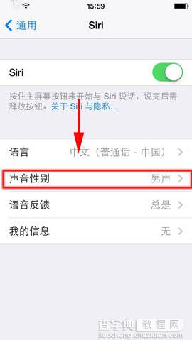 iPhone 5S siri设置女声图文教程4