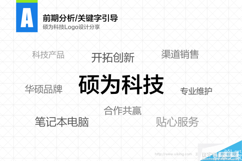 华硕电脑笔记本科技公司品牌logo标志设计流程分享2