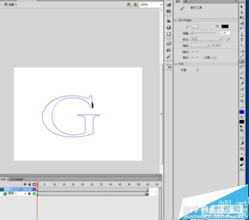 flash cs6怎么利用遮罩制作一个简单的小动画?9