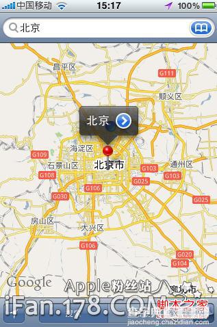 iphone怎么看地图(Google map)1