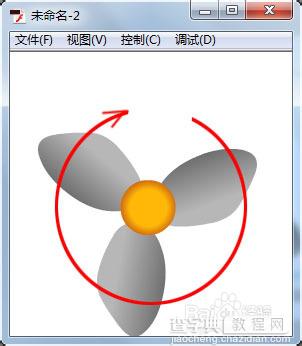 Flash AS3教程：如何快速制作风扇旋转的动画效果1