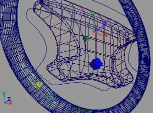 Maya Nurbs汽车方向盘建模教程26