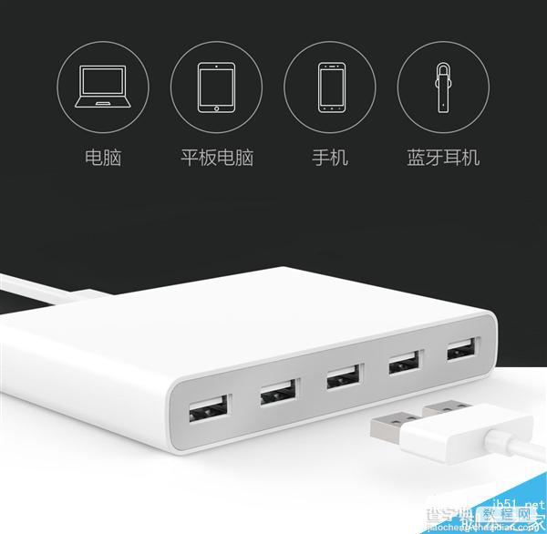 小米多口USB电源适配器正式发布:65W/支持双模式/可充笔记本5