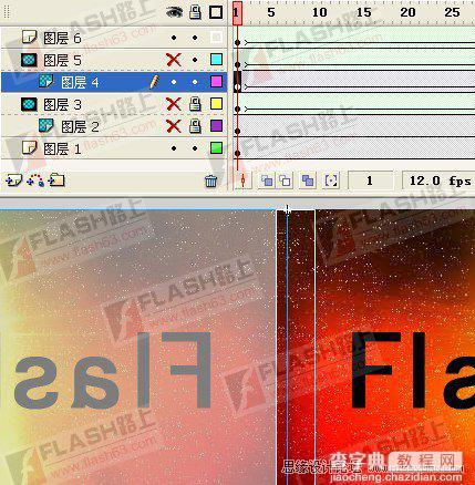 Flash动画教程：制作好看的卷画动画效果图15