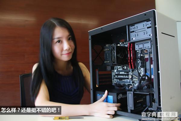 美女组装电脑装机教程：i5-6500全侧透光效DIY装机全过程图文详解23