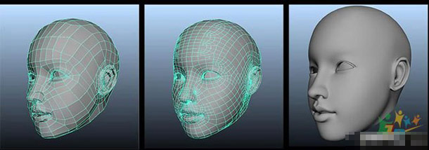 MAYA人头建模终极秘笈 人物建模理论知识和技巧性19