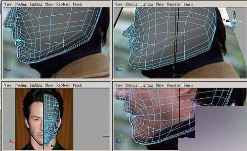 Maya制作人物头部polygon建模28