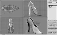 3D Studio MAX制作高跟鞋教程3