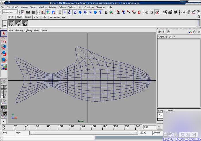 maya8.5粒子系统打造鱼群图文教程2