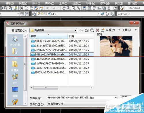 cad文件怎么快速插入一张图片？3