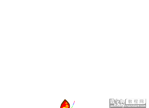 Flash引导层动画实例：引导线制作飞舞的蝴蝶1