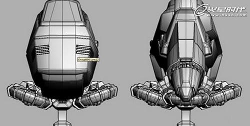 3DSMAX打造超酷的未来飞行器建模教程4